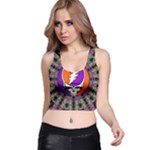Gratefuldead Grateful Dead Pattern Racer Back Crop Top