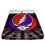 Gratefuldead Grateful Dead Pattern Fitted Sheet (Queen Size)