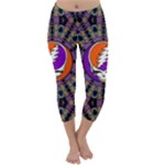 Gratefuldead Grateful Dead Pattern Capri Winter Leggings 