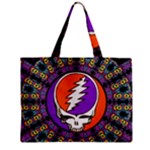 Gratefuldead Grateful Dead Pattern Zipper Mini Tote Bag