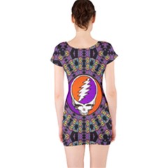 Short Sleeve Bodycon Dress Back