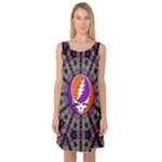Gratefuldead Grateful Dead Pattern Sleeveless Satin Nightdress