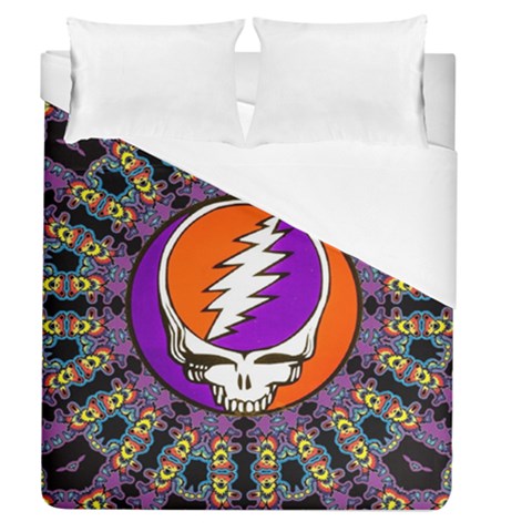 Gratefuldead Grateful Dead Pattern Duvet Cover (Queen Size) from ArtsNow.com