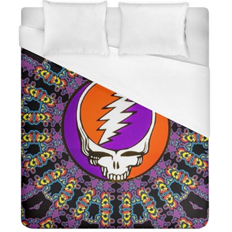 Gratefuldead Grateful Dead Pattern Duvet Cover (California King Size) from ArtsNow.com