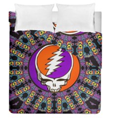 Gratefuldead Grateful Dead Pattern Duvet Cover Double Side (Queen Size) from ArtsNow.com