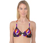 Gratefuldead Grateful Dead Pattern Reversible Tri Bikini Top