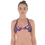 Gratefuldead Grateful Dead Pattern Halter Neck Bikini Top