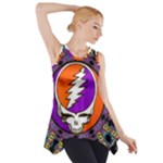 Gratefuldead Grateful Dead Pattern Side Drop Tank Tunic