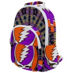 Gratefuldead Grateful Dead Pattern Rounded Multi Pocket Backpack