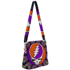 Zipper Messenger Bag 