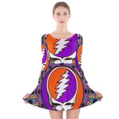 Long Sleeve Velvet Skater Dress 