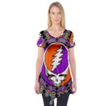 Gratefuldead Grateful Dead Pattern Short Sleeve Tunic 