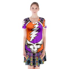 Gratefuldead Grateful Dead Pattern Short Sleeve V