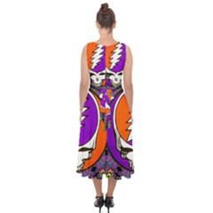 Midi Tie-Back Chiffon Dress 