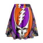 Gratefuldead Grateful Dead Pattern High Waist Skirt