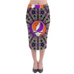 Gratefuldead Grateful Dead Pattern Midi Pencil Skirt