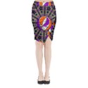 Midi Wrap Pencil Skirt 