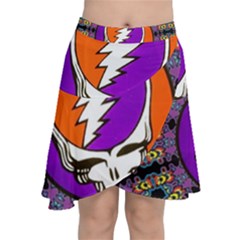 Chiffon Wrap Front Skirt 