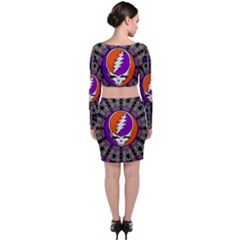 Long Sleeve Crop Top & Bodycon Skirt Set 