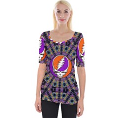 Wide Neckline T-Shirt 
