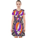 Gratefuldead Grateful Dead Pattern Adorable in Chiffon Dress