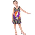 Gratefuldead Grateful Dead Pattern Kids  Sleeveless Dress
