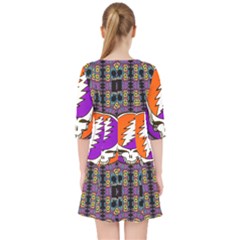 Quarter Sleeve Pocket Dress 