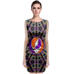 Sleeveless Velvet Midi Dress 