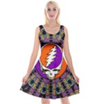 Gratefuldead Grateful Dead Pattern Reversible Velvet Sleeveless Dress