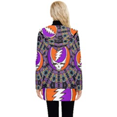 Button Up Hooded Coat  