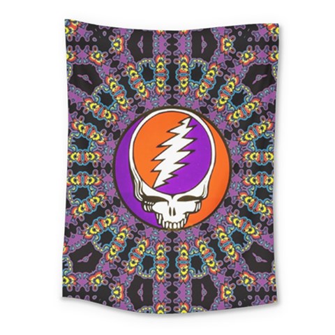Gratefuldead Grateful Dead Pattern Medium Tapestry from ArtsNow.com