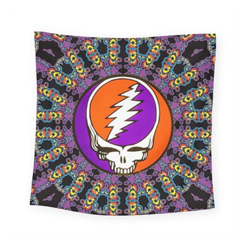 Gratefuldead Grateful Dead Pattern Square Tapestry (Small) from ArtsNow.com