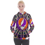 Gratefuldead Grateful Dead Pattern Women s Hooded Pullover
