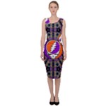 Gratefuldead Grateful Dead Pattern Sleeveless Pencil Dress