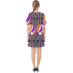 Sixties Short Sleeve Mini Dress 