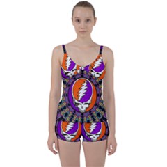 Tie Front Two Piece Tankini 