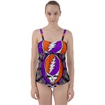 Gratefuldead Grateful Dead Pattern Twist Front Tankini Set