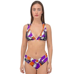 Double Strap Halter Bikini Set 