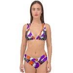 Gratefuldead Grateful Dead Pattern Double Strap Halter Bikini Set
