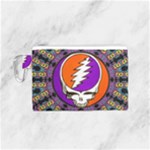 Gratefuldead Grateful Dead Pattern Canvas Cosmetic Bag (Small)