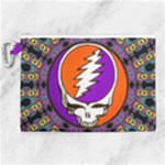 Gratefuldead Grateful Dead Pattern Canvas Cosmetic Bag (XL)