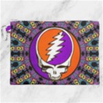 Gratefuldead Grateful Dead Pattern Canvas Cosmetic Bag (XXL)