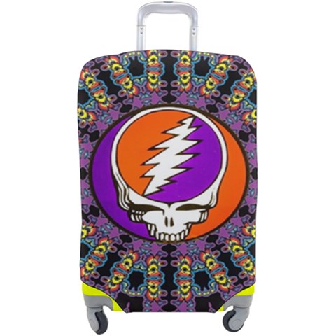 Gratefuldead Grateful Dead Pattern Luggage Cover (Large) from ArtsNow.com