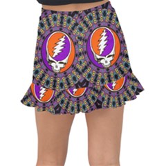 Fishtail Mini Chiffon Skirt 