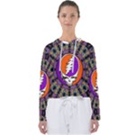 Gratefuldead Grateful Dead Pattern Women s Slouchy Sweat