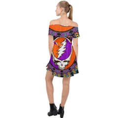 Off Shoulder Chiffon Dress 
