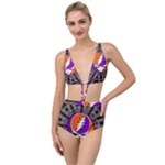 Gratefuldead Grateful Dead Pattern Tied Up Two Piece Swimsuit
