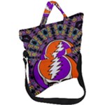 Gratefuldead Grateful Dead Pattern Fold Over Handle Tote Bag