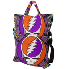 Fold Over Handle Tote Bag 