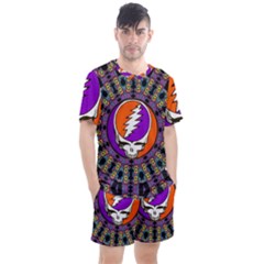 Men s Mesh T-Shirt and Shorts Set 